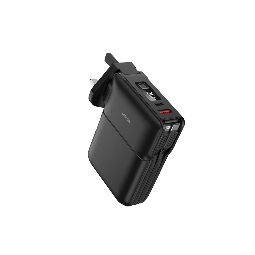 پاوربانک و آداپتور گرین لاین مدل Travel Powerbank ظرفیت 10000 میلی آمپر ساعت