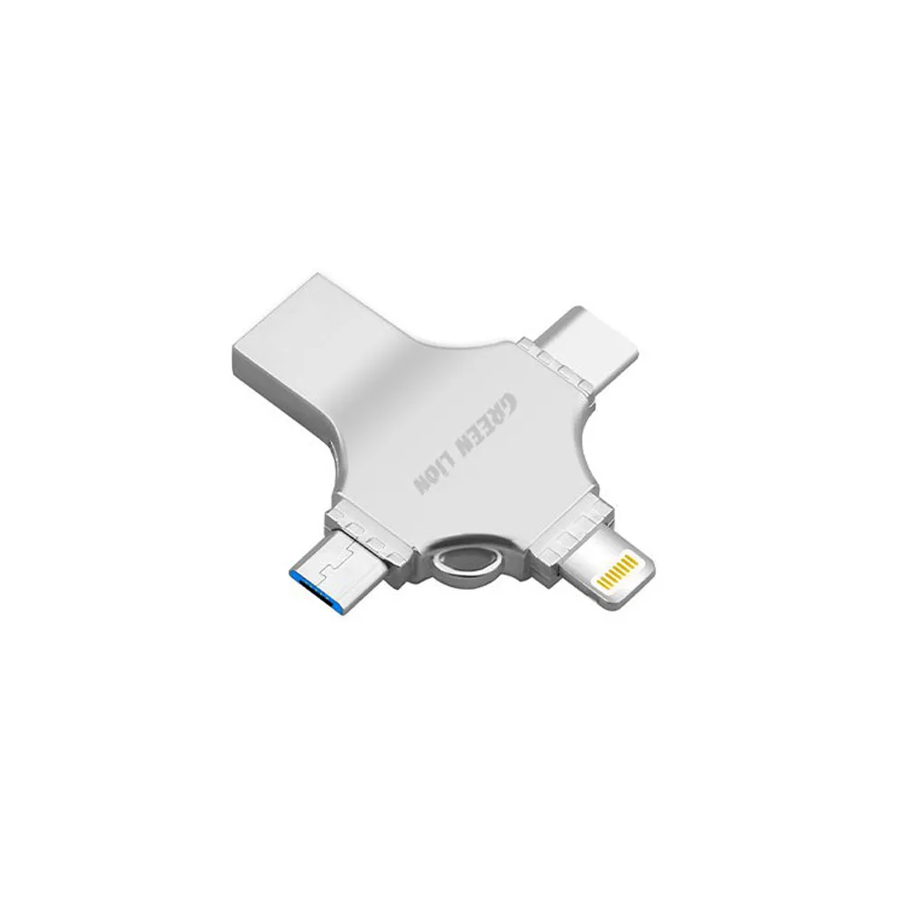 فلش درایو چهارکاره گرین لاین مدل USB Flash Drive ظرفیت 256 گیگابایت