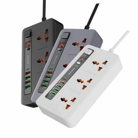 چندراهی برق تایمردار پرودو مدل Multi-Port Power HUB 4 USB-A/USB-C
